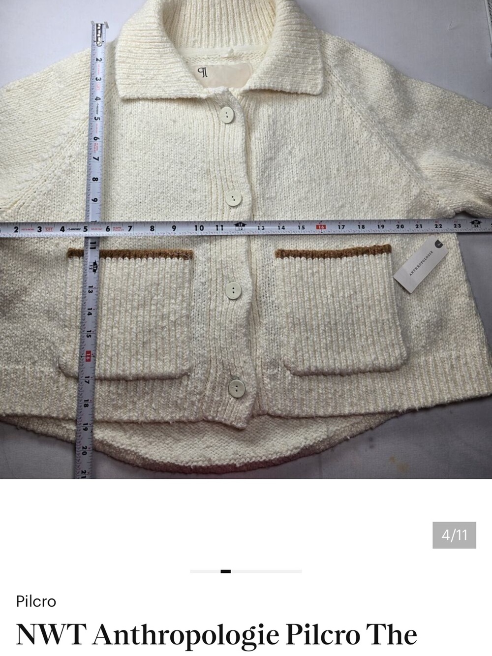 Pilcro Jesse Dog Icon Cardigan - Picture 4 of 9